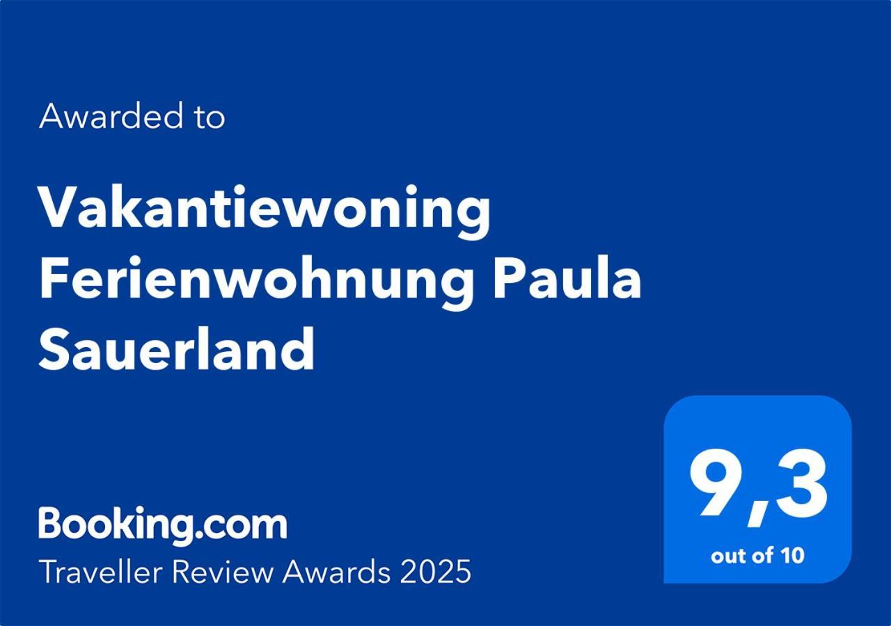Vakantiewoning Ferienwohnung Paula Sauerland Schmallenberg Extérieur photo